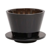 Zaparzacze i kawiarki - Plastikowy dripper Timemore Crystal Eye B75 - Czarny - miniaturka - grafika 1