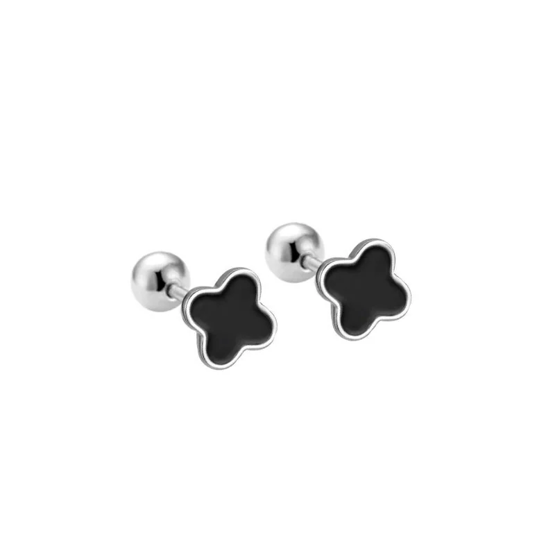 Kolczyki Helix Black Clover