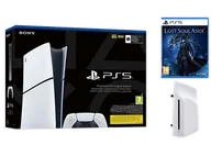 Konsole Playstation - PLAYSTATION 5 Slim Digital Edition 1TB D Chassis + Napęd optyczny Lost Soul Aside Biało-czarny - miniaturka - grafika 1