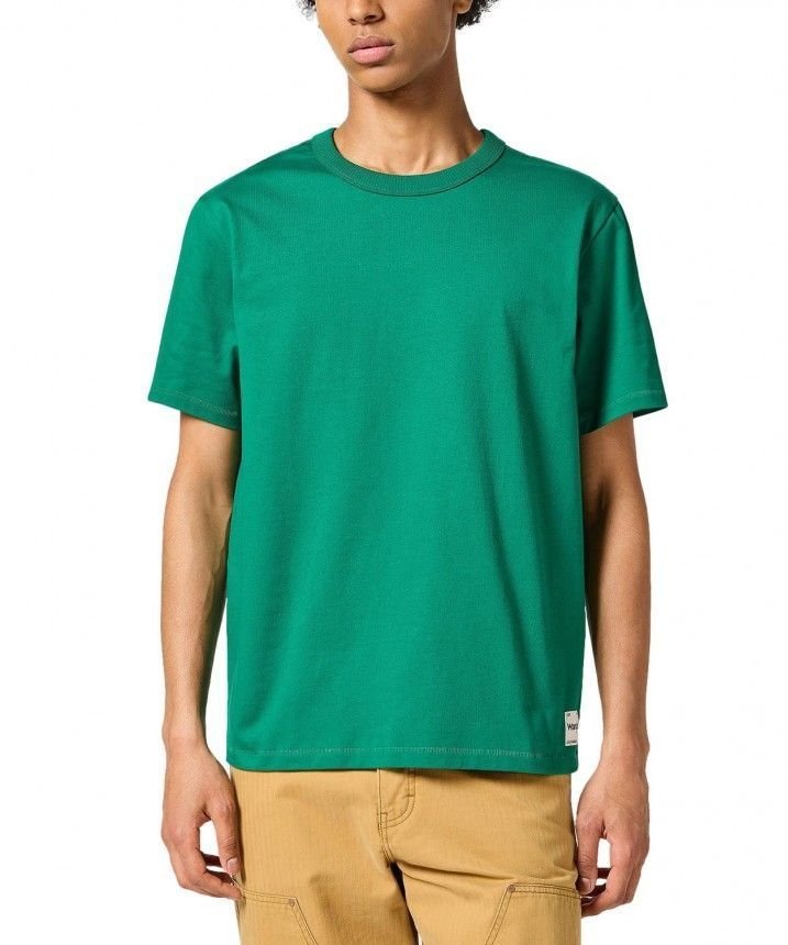 t-shirt uomo wrangler 112357305 verdant green