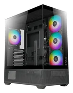 Obudowy komputerowe - Azza Tiara Midi Tower Czarny - miniaturka - grafika 1