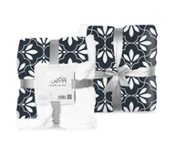 Koce - koc świąteczny 150x200 SHERPA śnieżynki - miniaturka - grafika 1