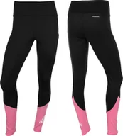 Legginsy - Legginsy damskie adidas Designed To Move Bi czarno-różowe GT0172-S - miniaturka - grafika 1
