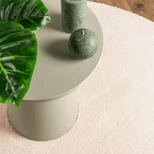 Dywan z krótkim włosiem, beżowy, Ø 100 cm - Dywany - miniaturka - grafika 8