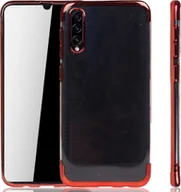 Etui i futerały do telefonów - Etui na telefon Samsung Galaxy A50s Red - Clear - TPU Silicone Case Backcover w kolorze przezroczystej czerwieni - miniaturka - grafika 1