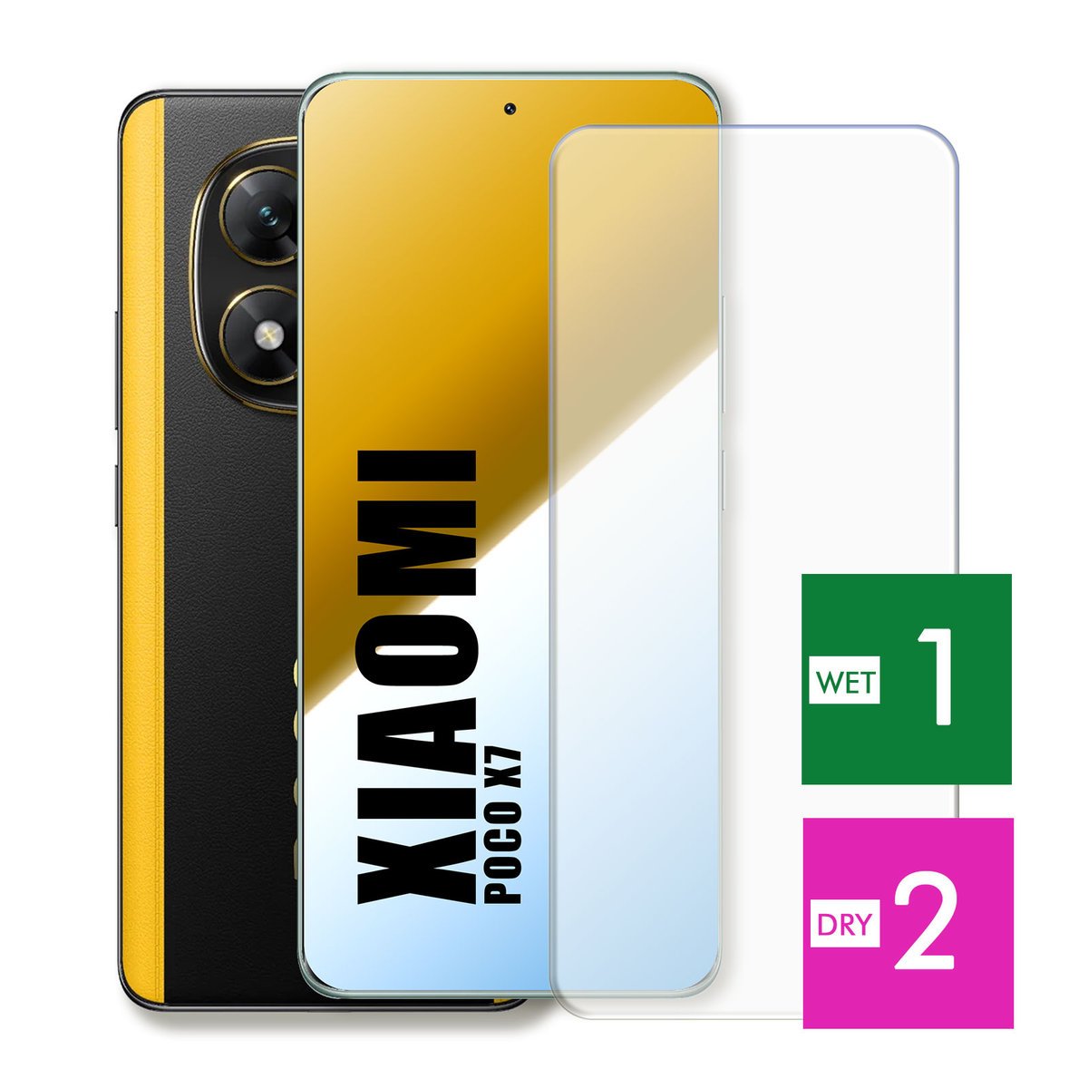 WZMOCNIONE SZKŁO DO XIAOMI POCO X7 SZYBKA HARTOWANE 9H JAKOŚĆ