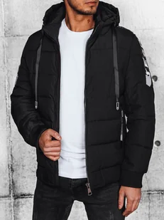 Kurtka męska pikowana czarna Dstreet TX4637-XXL - Kurtki męskie - miniaturka - grafika 1