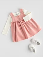 Spodenki dla niemowląt - Reserved - Sukienka na ramiączkach - brudny róż - miniaturka - grafika 1