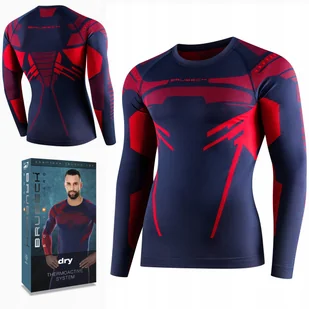 KOSZULKA męska Brubeck DRY sportowa z długim rękawem TERMOAKTYWNA - M - Koszulki męskie - miniaturka - grafika 1