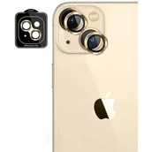 Pozostałe akcesoria do telefonów - Szkło hartowane 3MK Lens Protection Pro do Apple iPhone 14 Plus Złoty - miniaturka - grafika 1