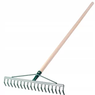 Grabie Do Liści Trawy Metalowe 18-Zębne 137Cm - Grabie i motyki - miniaturka - grafika 1