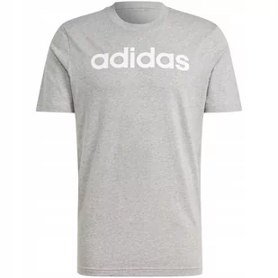Koszulka męska adidas Essentials Single Jersey Linear Embroidered Logo Tee - Koszulki męskie Koszulka męska adidas Essentials Single Jersey Linear Embroidered Logo Tee - Koszulki męskie - miniaturka - grafika 1