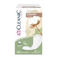 Wkładki higieniczne - Cleanic Wkładki higeniczne dla kobiet naturals organic cotton 20 szt. - miniaturka - grafika 1