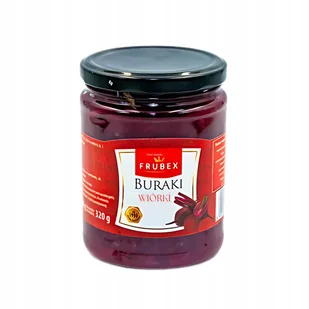 Frubex Wiórki Buraków w Słoiku Dodatek do Obiadu 500g - Pasztet i przetwory mięsne - miniaturka - grafika 1