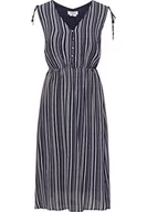 Sukienki - usha FESTIVAL Damska letnia sukienka, ciemnoniebieska biała, M - miniaturka - grafika 1