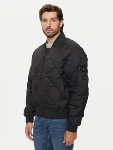 Tommy Hilfiger Kurtka bomber MW0MW37341 Czarny Regular Fit - Kurtki męskie - miniaturka - grafika 1