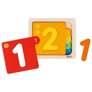 Puzzle Warstwowe Nauka Liczenia - Puzzle - miniaturka - grafika 1