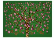 Fototapety - Fototapeta - abstrakcja: drzewo (zielony) 200X154 - miniaturka - grafika 1