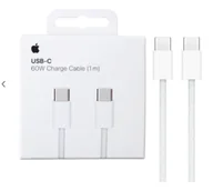 Kable USB - Kabel USB-C - USB-C Apple MQKJ3ZM/A 60W 1m - biały ORYGINALNA PLOMBA - miniaturka - grafika 1