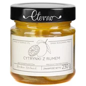 Owoce w puszkach i słoikach - Eterno - Cytrynki z rumem 230g - miniaturka - grafika 1