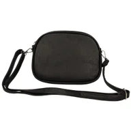 Torebki damskie - Torebka damska listonoszka czarna - miniaturka - grafika 1