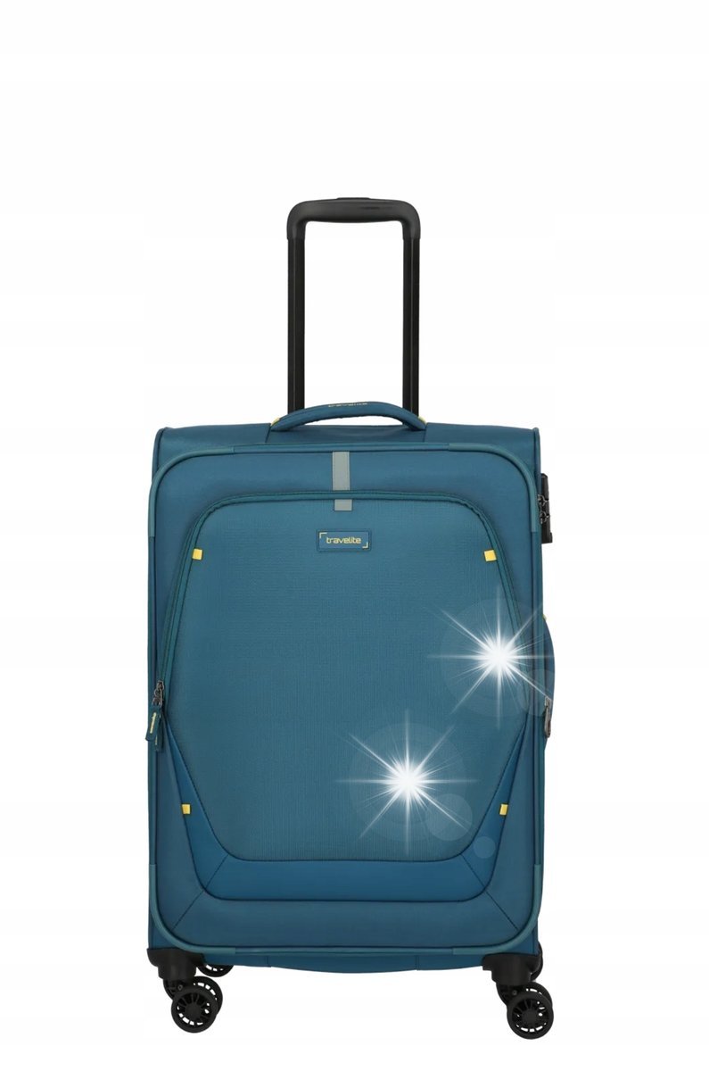 Walizka średnia Travelite Umbria 67 cm Petrol