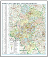 Mapy i plansze edukacyjne - EkoGraf, Województwo śląskie mapa ścienna na podkładzie w drewnianej ramie, 1:200 000 - miniaturka - grafika 1