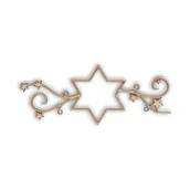 Dekoratorstwo - EKO-DECO, dekor, gwiazda sześcioramienna - miniaturka - grafika 1