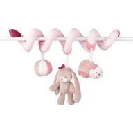 Zawieszki dla dzieci i niemowląt - Nattou, spiralna zabawka Królik Nina i Żółwik Lili - miniaturka - grafika 1