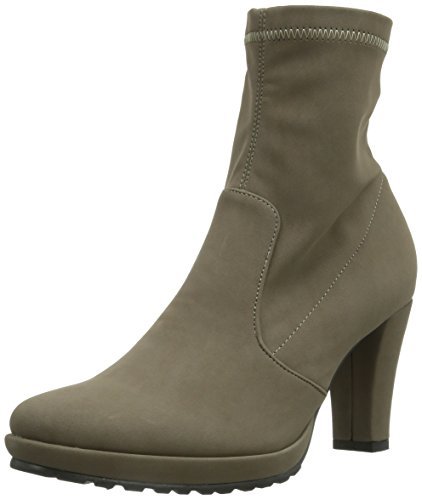 Andrea Conti 1128654066 damskie kozaki z krótką cholewką, beżowy - beżowy taupe - 38 EU