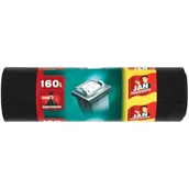 Worki na śmieci - Sarantis Jan Niezbędny Worki LD czarne 160l 10szt 8571014927 - miniaturka - grafika 1