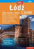 Atlasy i mapy - Demart Łódź plus 15 XXL atlas miasta - Demart - miniaturka - grafika 1