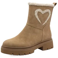 Kozaki damskie - Marco Tozzi Damskie 2-26447-45 modne kozaki, beżowe, 37 EU, beżowy, 37 EU - miniaturka - grafika 1