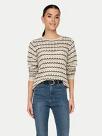 Swetry damskie - ONLY Sweter Asa 15324522 Beżowy Regular Fit - miniaturka - grafika 1