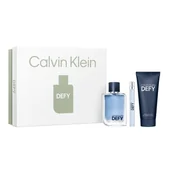 Wody i perfumy damskie - SET CALVIN KLEIN Defy EDT 100ml + SHOWER GEL 100ml+ EDT 10ml - miniaturka - grafika 1
