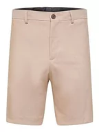 Spodenki damskie - SELECTED HOMME męskie szorty eleganckie, Piasek/wzór: obrączka, S - miniaturka - grafika 1