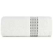 Ręczniki - Ręcznik 70 x 140 Kąpielowy Frotte Riva 01 Biały - miniaturka - grafika 1