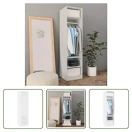 Szafy - The Living Store Szafa biała 50x50x200 cm Materiał drewnopochodny - miniaturka - grafika 1