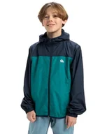 Kurtki i płaszcze dla chłopców - Quiksilver Coupe Vent Overcast Windbreaker Youth Chłopiec 8-16 lat Czarny 16 - miniaturka - grafika 1