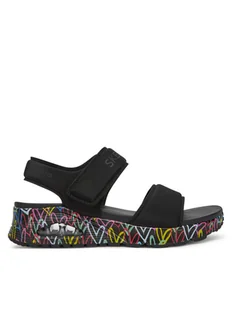 Skechers Sandały Uno-Sea Of Love 164028/BBK Czarny - Sandały damskie - miniaturka - grafika 1