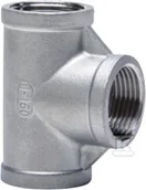 Łączniki, trójniki, kształtki - Trójnik gwintowany ze stali nierdzewnej nakrętny 3/4" - miniaturka - grafika 1