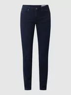 Spodnie damskie - Jeansy o kroju slim fit z dodatkiem streczu - miniaturka - grafika 1