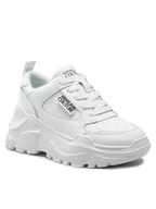 Sneakersy damskie - Versace Jeans Couture Sneakersy 73VA3SC2 Biały - miniaturka - grafika 1