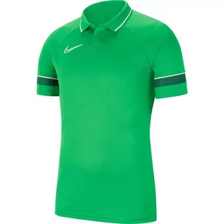 Koszulki męskie - Nike, Koszulka męska, Polo Dry Academy 21 CW6104 362, zielony, rozmiar S - grafika 1