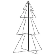 Ozdoby bożonarodzeniowe - vidaXL Ozdoba świąteczna w kształcie choinki, 160 LED, 78x120 cm - miniaturka - grafika 1