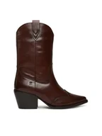 Botki damskie - Bronx Kowbojki Jukeson 47650-A Brązowy - miniaturka - grafika 1