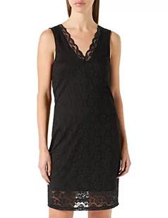 VERO MODA Damska sukienka Vmjade Sl Short Dress Jrs, czarna, S EU, czarny, S - Sukienki - miniaturka - grafika 1