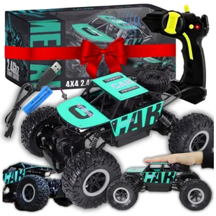 Interaktywny Samochód Zdalnie Sterowany Akumulator Terenowe Auto Pilot 4X4 - Zabawki zdalnie sterowane - miniaturka - grafika 1