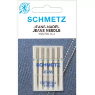 Akcesoria i części do maszyn do szycia - 130/705 H-J VFS Igły do denimu (jeansu) SCHMETZ do maszyn domowych, 5szt.x110 - miniaturka - grafika 1