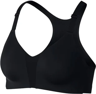 Nike damski rywalowy biustonosz sportowy, czarny/biały, 32DD - Biustonosze - miniaturka - grafika 1